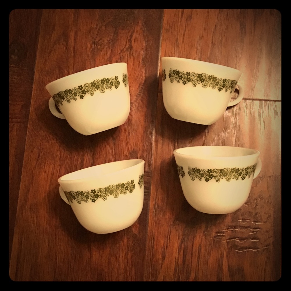 Vintage Pyrex Coffee Cups